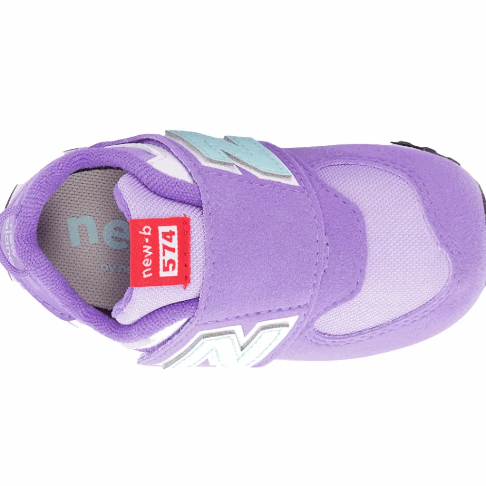 New Balance Buty niemowlęce NW574HGK – fioletowe