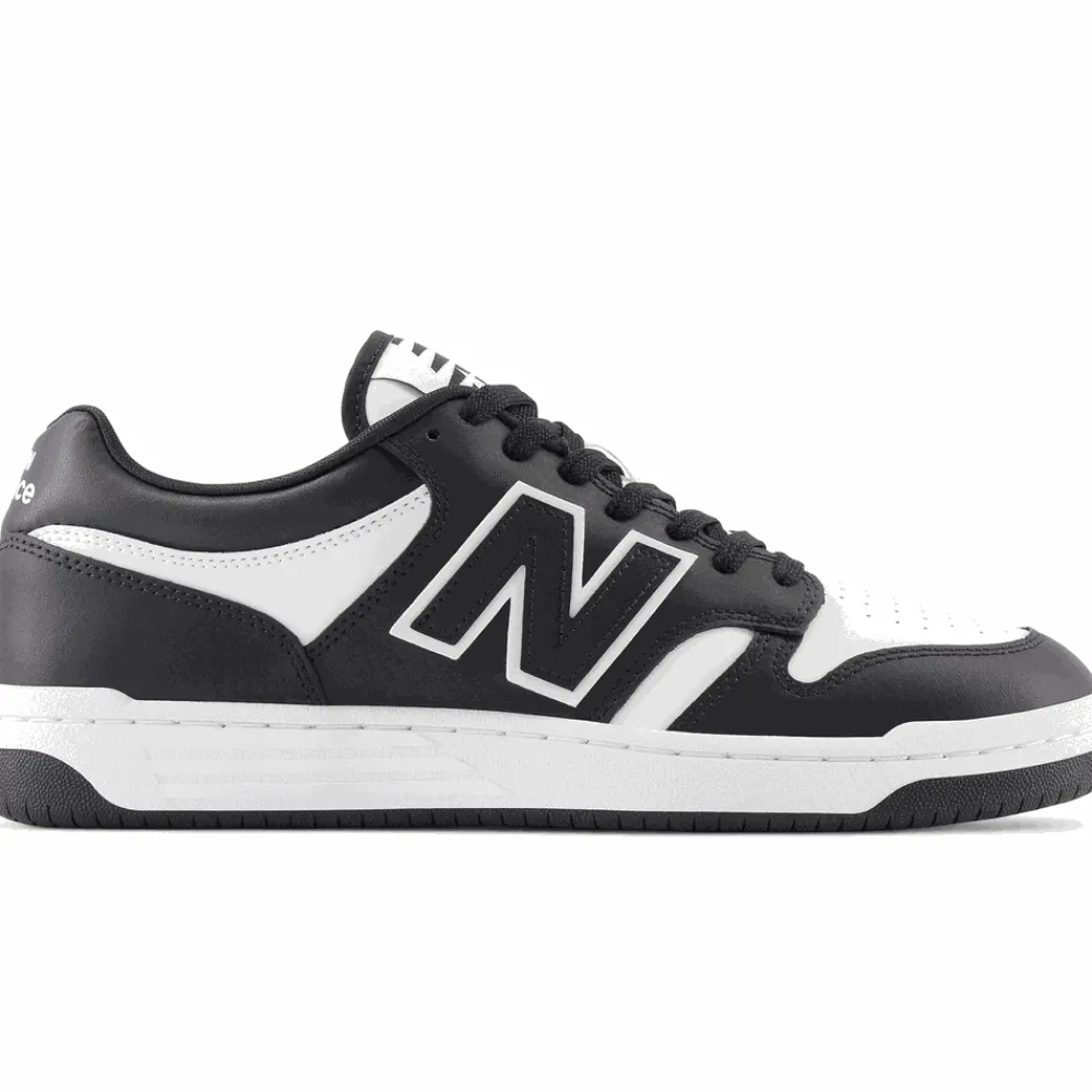 New Balance Buty unisex BB480LBA – czarno-białe