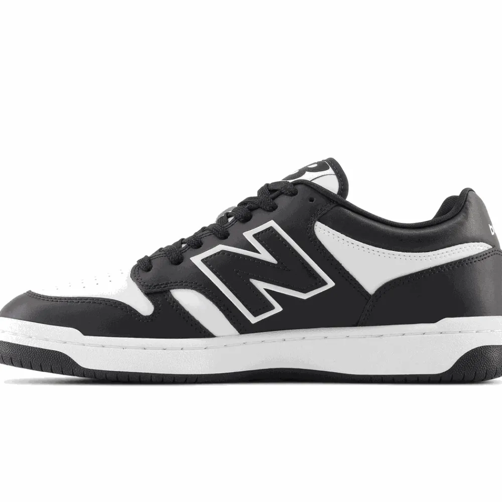 New Balance Buty unisex BB480LBA – czarno-białe