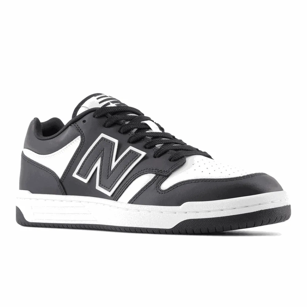 New Balance Buty unisex BB480LBA – czarno-białe