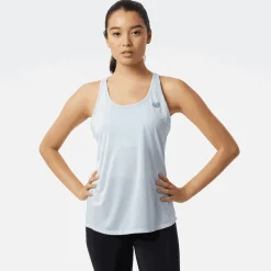 ODZIEZ BIEGOWA|BIEGANIE*New Balance ODZIEZ BIEGOWA|BIEGANIE Koszulka damska WT21260SL2 – niebieska