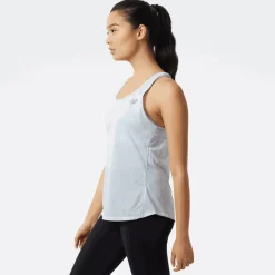 ODZIEZ BIEGOWA|BIEGANIE*New Balance ODZIEZ BIEGOWA|BIEGANIE Koszulka damska WT21260SL2 – niebieska