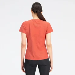 ODZIEZ BIEGOWA|BIEGANIE*New Balance ODZIEZ BIEGOWA|BIEGANIE Koszulka damska WT33281ASU – pomarańczowa