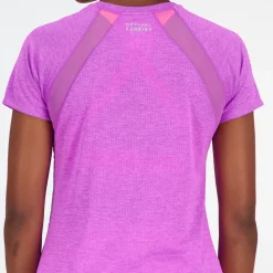 ODZIEZ BIEGOWA|BIEGANIE*New Balance ODZIEZ BIEGOWA|BIEGANIE Koszulka damska WT21262OOR – fioletowe