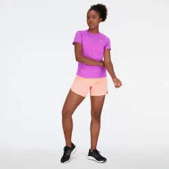 ODZIEZ BIEGOWA|BIEGANIE*New Balance ODZIEZ BIEGOWA|BIEGANIE Koszulka damska WT21262OOR – fioletowe