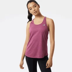 ODZIEZ BIEGOWA|BIEGANIE*New Balance ODZIEZ BIEGOWA|BIEGANIE Koszulka damska WT21260RNH – różowa