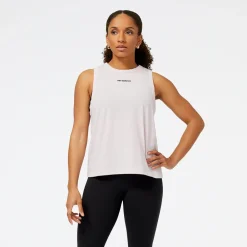 ODZIEZ BIEGOWA|BIEGANIE*New Balance ODZIEZ BIEGOWA|BIEGANIE Koszulka damska WT31104SOI – różowa