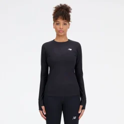 ODZIEZ BIEGOWA|BIEGANIE*New Balance ODZIEZ BIEGOWA|BIEGANIE Koszulka damska WT33282BK – czarna