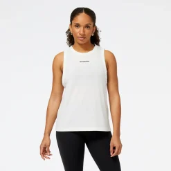 ODZIEZ BIEGOWA|BIEGANIE*New Balance ODZIEZ BIEGOWA|BIEGANIE Koszulka damska WT31104SST – biała