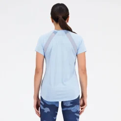 ODZIEZ BIEGOWA|BIEGANIE*New Balance ODZIEZ BIEGOWA|BIEGANIE Koszulka damska WT21262BZH – niebieska