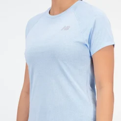 ODZIEZ BIEGOWA|BIEGANIE*New Balance ODZIEZ BIEGOWA|BIEGANIE Koszulka damska WT21262BZH – niebieska