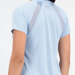 ODZIEZ BIEGOWA|BIEGANIE*New Balance ODZIEZ BIEGOWA|BIEGANIE Koszulka damska WT21262BZH – niebieska