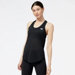 ODZIEZ BIEGOWA|BIEGANIE*New Balance ODZIEZ BIEGOWA|BIEGANIE Koszulka damska WT23220BK – czarna