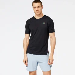 ODZIEZ BIEGOWA|BIEGANIE*New Balance ODZIEZ BIEGOWA|BIEGANIE Koszulka męska MT23281BK – czarna