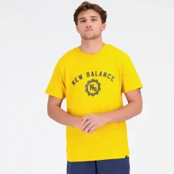 New Balance Koszulka męska MT31904VGL – żółta