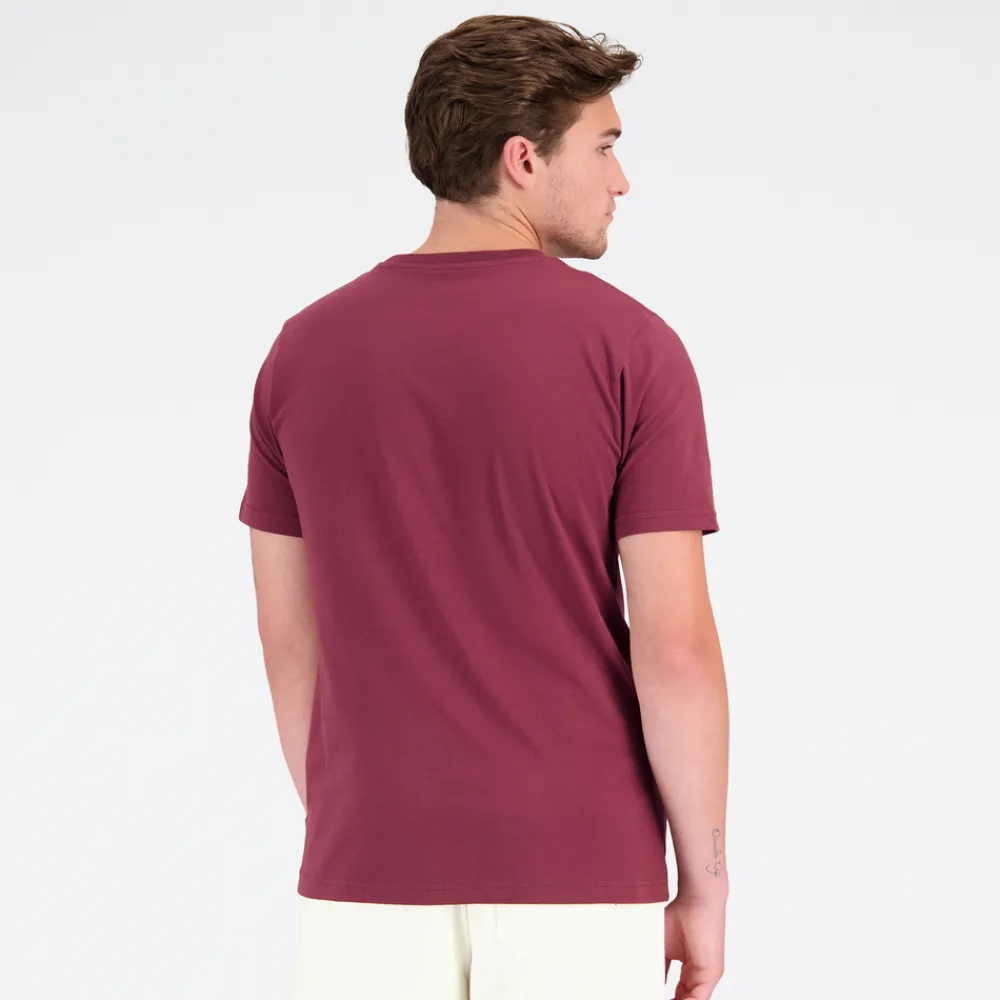 New Balance Koszulka męska MT31908BG – bordowa