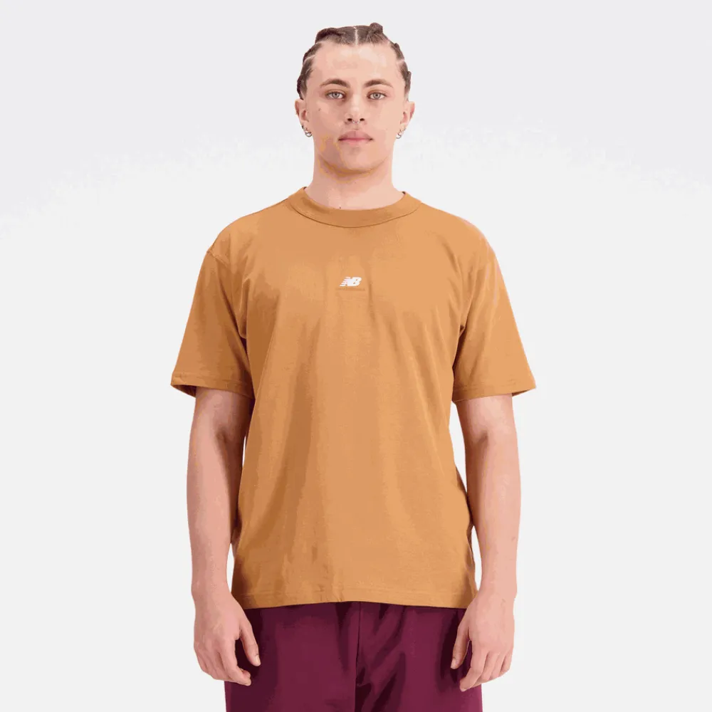 New Balance Koszulka męska MT31504TOB – brązowa