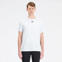 ODZIEZ BIEGOWA|BIEGANIE*New Balance ODZIEZ BIEGOWA|BIEGANIE Koszulka męska MT31251IBH – biała