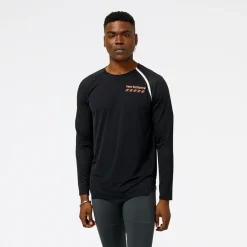 ODZIEZ BIEGOWA|BIEGANIE*New Balance ODZIEZ BIEGOWA|BIEGANIE Koszulka męska MT31242BK – czarna