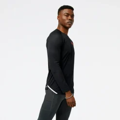 ODZIEZ BIEGOWA|BIEGANIE*New Balance ODZIEZ BIEGOWA|BIEGANIE Koszulka męska MT31242BK – czarna