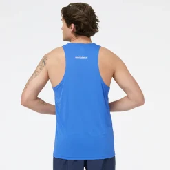 ODZIEZ BIEGOWA|BIEGANIE*New Balance ODZIEZ BIEGOWA|BIEGANIE Koszulka męska MT23220MIB – niebieska