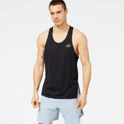 ODZIEZ BIEGOWA|BIEGANIE*New Balance ODZIEZ BIEGOWA|BIEGANIE Koszulka męska MT23280BK – czarna