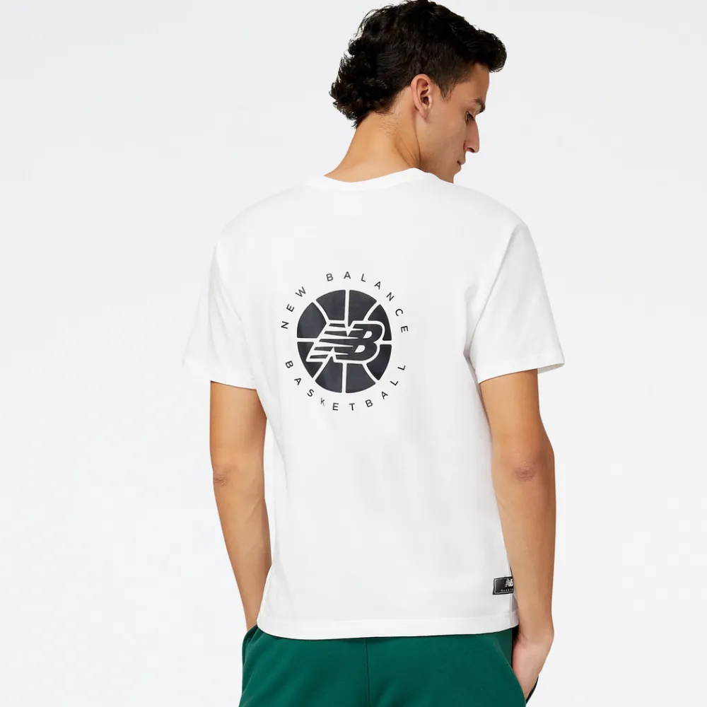 New Balance Koszulka męska MT23582WT – biała