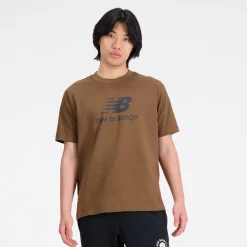 New Balance Koszulka męska MT31541DHE – brązowa