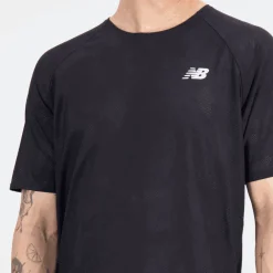 ODZIEZ BIEGOWA|BIEGANIE*New Balance ODZIEZ BIEGOWA|BIEGANIE Koszulka męska MT33281BK – czarna