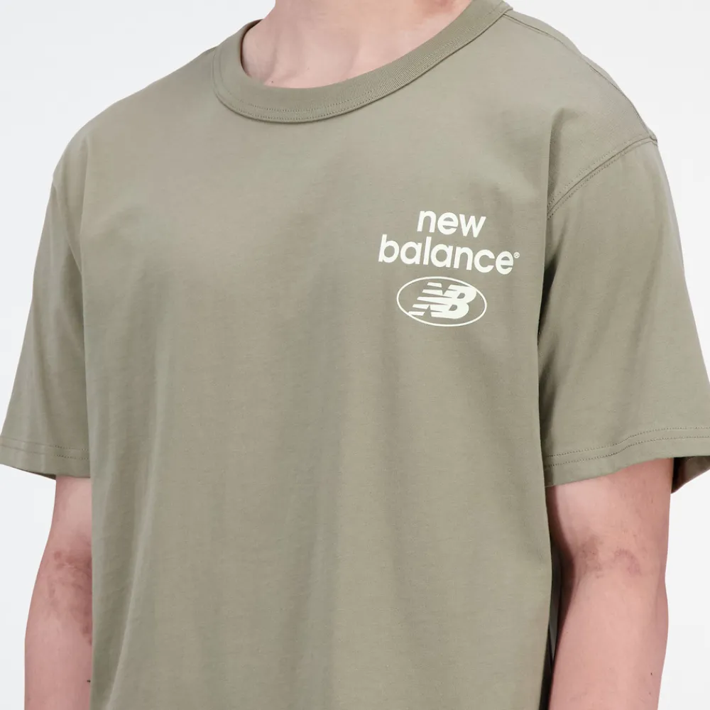 New Balance Koszulka męska MT31518CGN – zielona