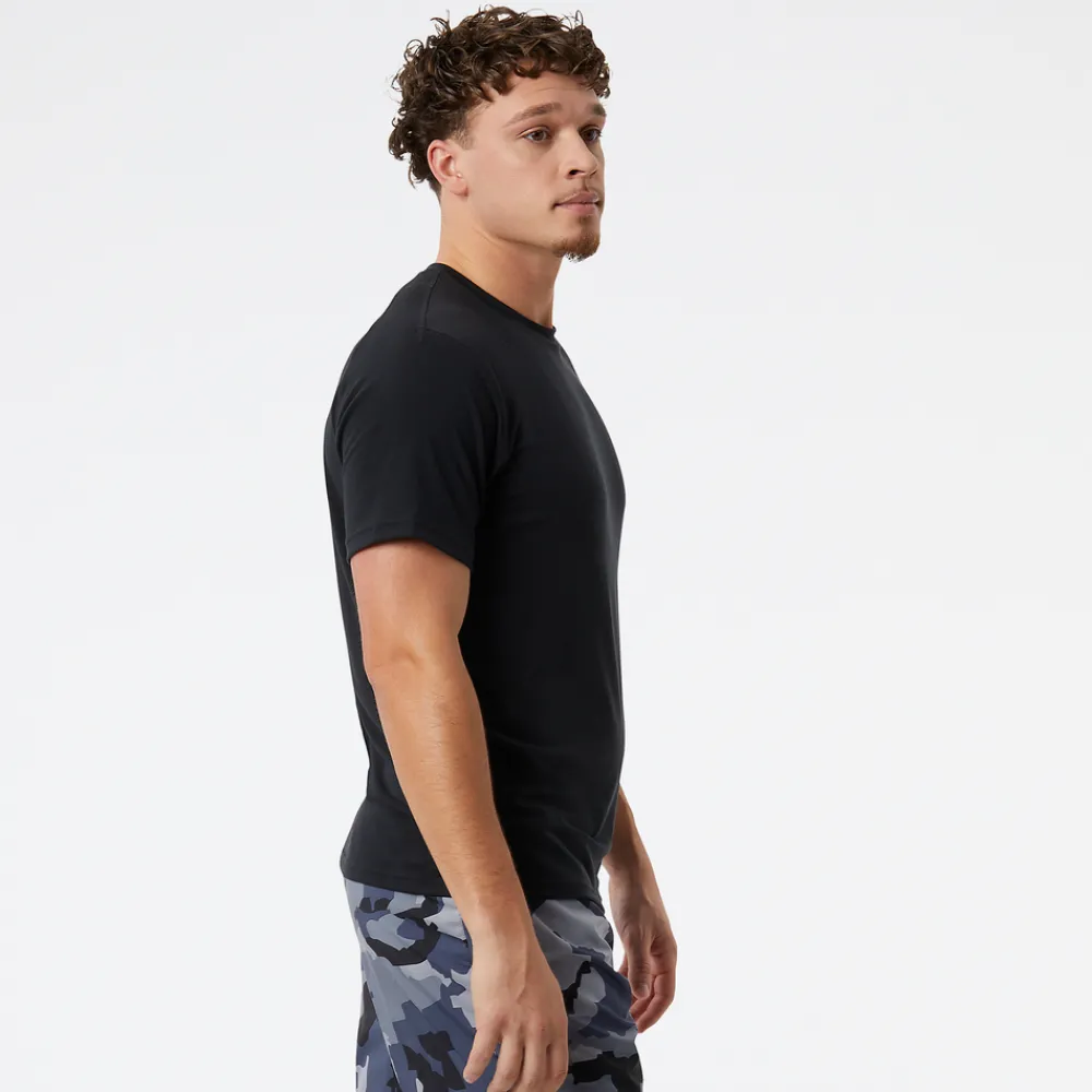 ODZIEZ BIEGOWA|BIEGANIE*New Balance ODZIEZ BIEGOWA|BIEGANIE Koszulka męska MT23059BK – czarna
