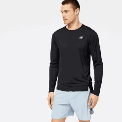 ODZIEZ BIEGOWA|BIEGANIE*New Balance ODZIEZ BIEGOWA|BIEGANIE Koszulka męska MT23225BK  – czarna