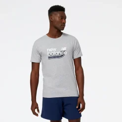 New Balance Koszulka męska MT31908AG – szara