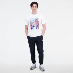 New Balance Koszulka męska MT31583SST – biała