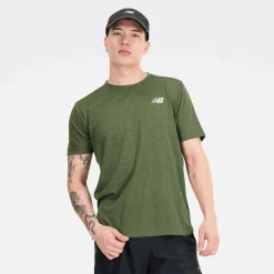 ODZIEZ BIEGOWA|BIEGANIE*New Balance ODZIEZ BIEGOWA|BIEGANIE Koszulka męska MT21262KMU– zielona