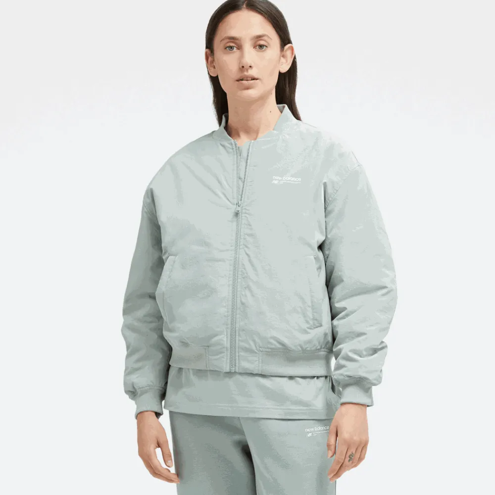 New Balance Kurtka damska WJ33507JIR – niebieska