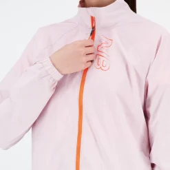 ODZIEZ BIEGOWA|BIEGANIE*New Balance ODZIEZ BIEGOWA|BIEGANIE Kurtka damska WJ21265SOI – różowa