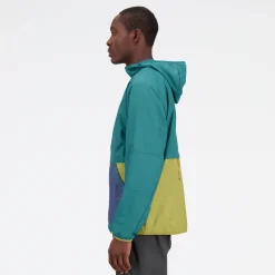 ODZIEZ BIEGOWA|BIEGANIE*New Balance ODZIEZ BIEGOWA|BIEGANIE Kurtka męska MJ31507VDA – zielona