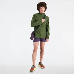 ODZIEZ BIEGOWA|BIEGANIE*New Balance ODZIEZ BIEGOWA|BIEGANIE Kurtka męska MJ33276KOU – zielona