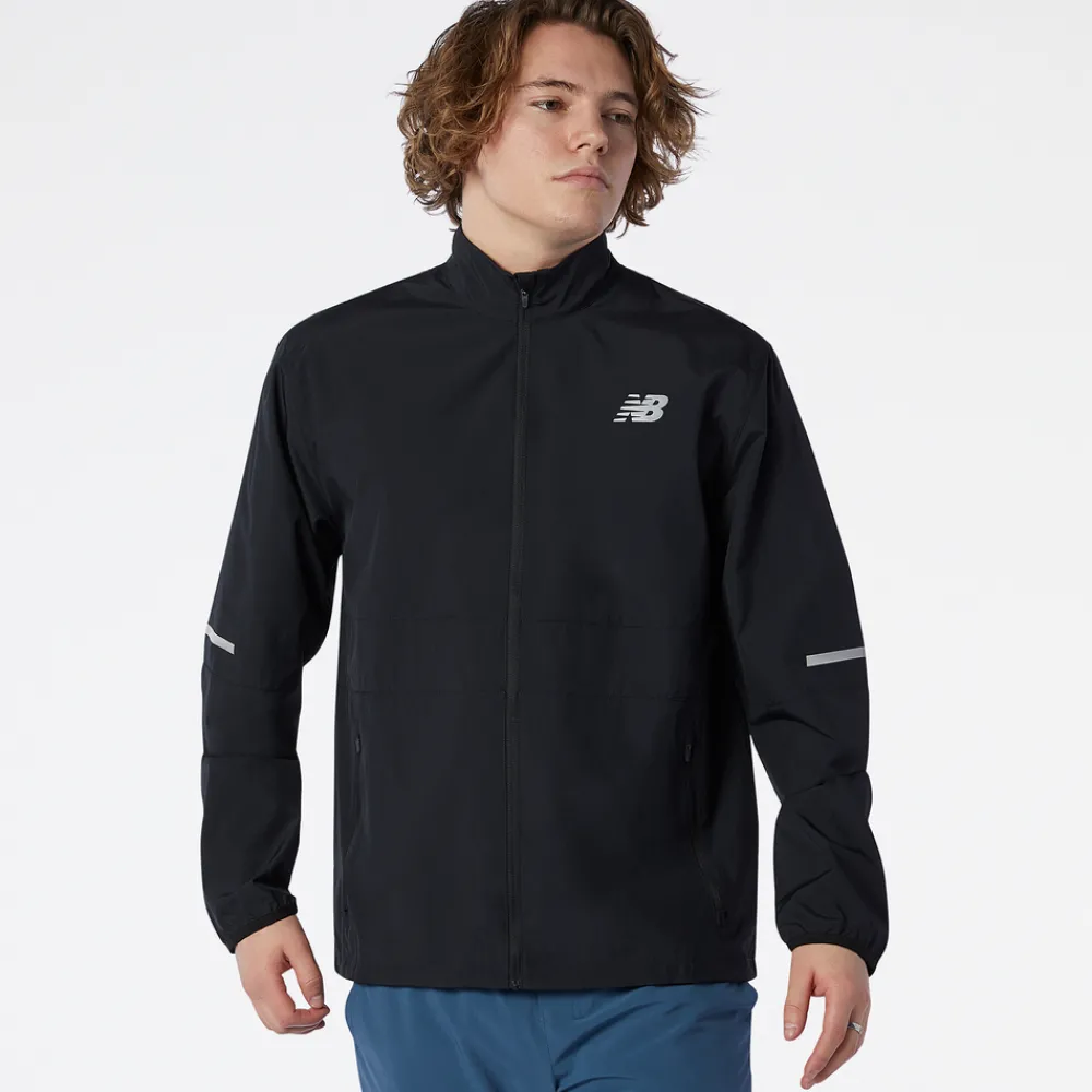 ODZIEZ BIEGOWA|BIEGANIE*New Balance ODZIEZ BIEGOWA|BIEGANIE Kurtka MJ03217BK – czarna