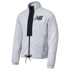 ODZIEZ BIEGOWA|BIEGANIE*New Balance ODZIEZ BIEGOWA|BIEGANIE Kurtka unisex UJ31053SXY – szara