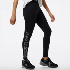 BIEGANIE|ODZIEZ BIEGOWA*New Balance BIEGANIE|ODZIEZ BIEGOWA Legginsy damskie WP23507BK – czarne