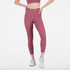 ODZIEZ BIEGOWA|BIEGANIE*New Balance ODZIEZ BIEGOWA|BIEGANIE Legginsy damskie WP21112WAD – różowe
