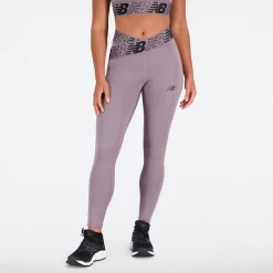 ODZIEZ BIEGOWA|BIEGANIE*New Balance ODZIEZ BIEGOWA|BIEGANIE Legginsy damskie WP21177ZNC – fioletowe