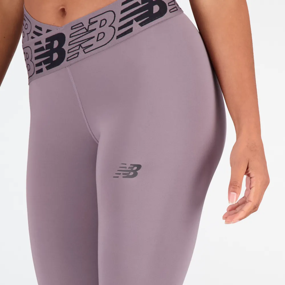 ODZIEZ BIEGOWA|BIEGANIE*New Balance ODZIEZ BIEGOWA|BIEGANIE Legginsy damskie WP21177ZNC – fioletowe