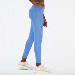 ODZIEZ BIEGOWA|BIEGANIE*New Balance ODZIEZ BIEGOWA|BIEGANIE Legginsy damskie WP21112HER – niebieskie