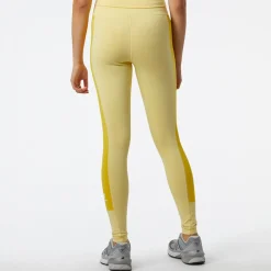 ODZIEZ BIEGOWA|BIEGANIE*New Balance ODZIEZ BIEGOWA|BIEGANIE Legginsy damskie WP23501HCM – żółte