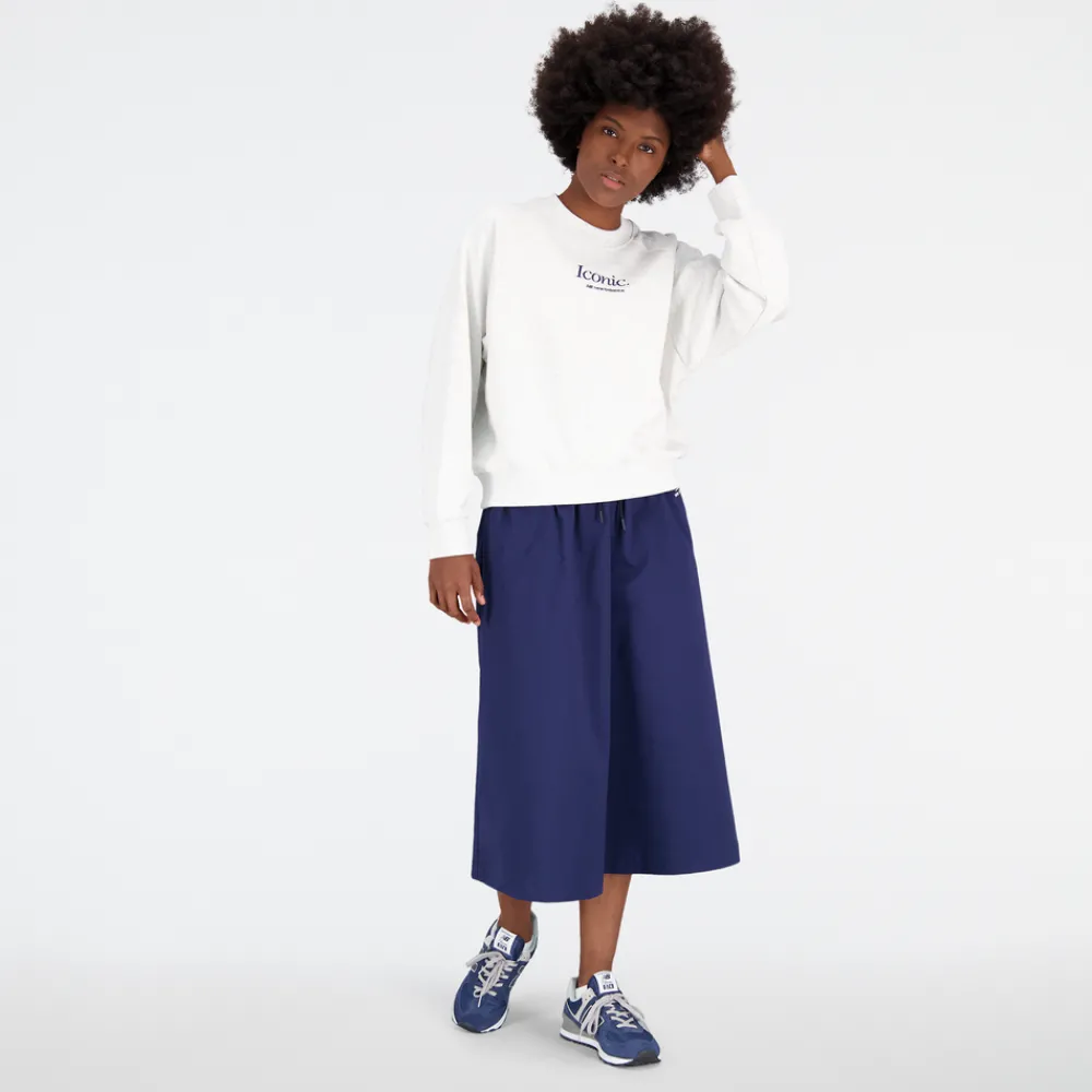 New Balance Spódnica damska WK31550NNY – granatowe