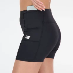 ODZIEZ BIEGOWA|BIEGANIE*New Balance ODZIEZ BIEGOWA|BIEGANIE Spodenki damskie WS33283BK – czarne