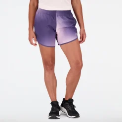 ODZIEZ BIEGOWA|BIEGANIE*New Balance ODZIEZ BIEGOWA|BIEGANIE Spodenki damskie WS23229LLC – fioletowe